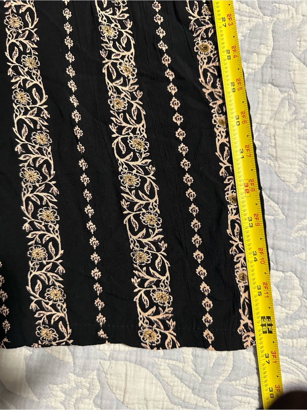 Angie Black Wide-Leg Tie-Waist Palazzo beach Pants with Beige design - Picture 2 of 10
